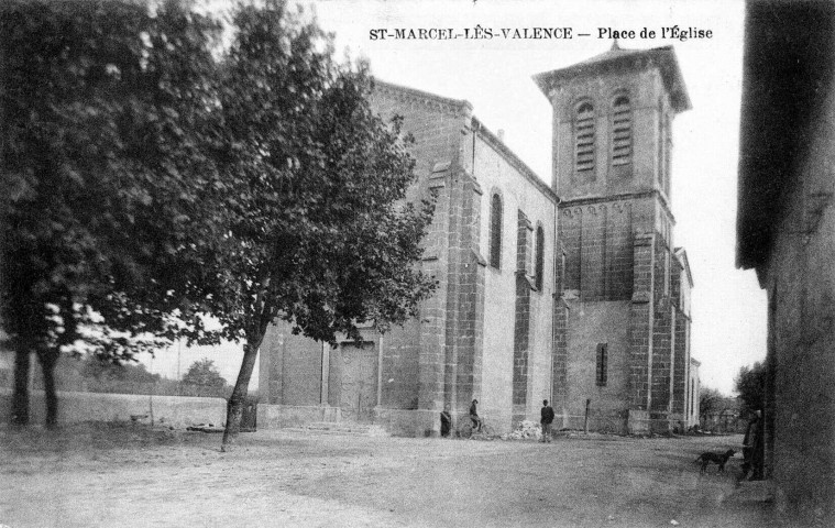 L'église Saint-Marcel.