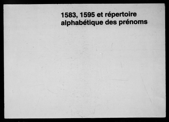 Notes brèves (25 janvier-29 décembre 1556).
