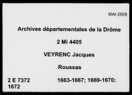 1er janvier-31 décembre 1663