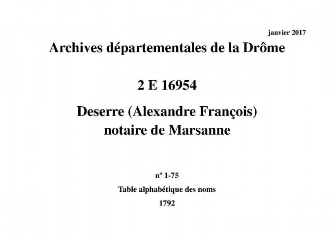 3 janvier-31 décembre 1792
