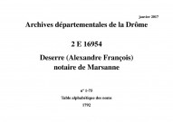 3 janvier-31 décembre 1792
