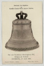 CPA représentant la troisième cloche de l'église de Chabeuil.