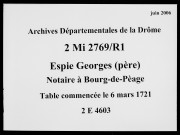 Répertoire général (1721-?) : table.
