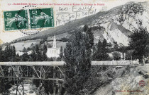 Barbières. - Le pont de l'usine de kaolin.