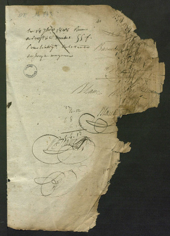 Répertoire général, avec table alphabétique en début de registre (1780-an XIV).