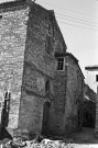 Bouchet.- Façade sud du réfectoire de l'ancienne abbaye cistercienne.