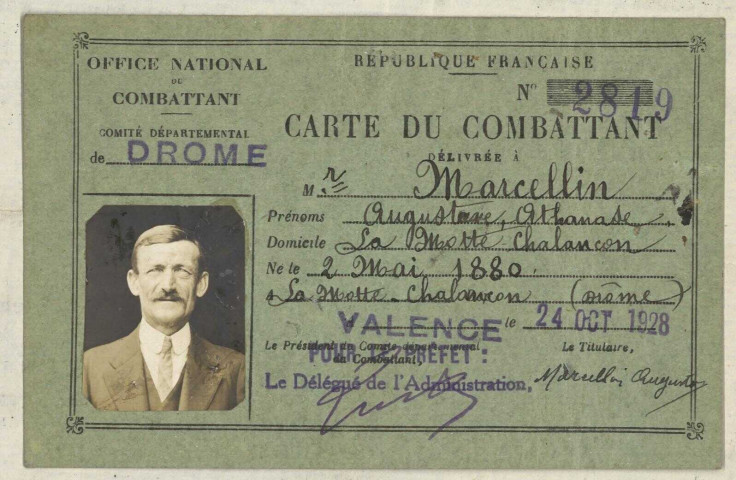 Marcellin, Augustave Athanase