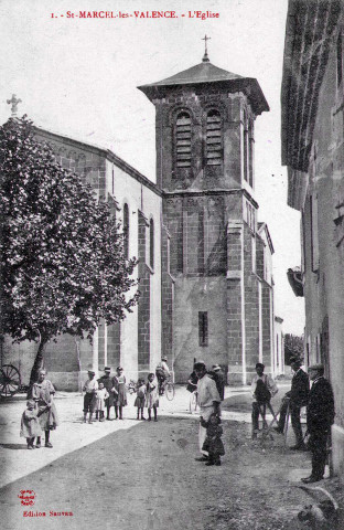 L'église Saint-Marcel.