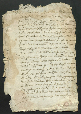 Quittances (1646-1668).