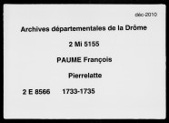 29 janvier 1733-8 février 1735