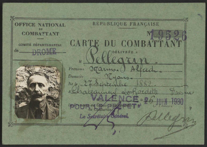 Pellegrin, Marius Alfred