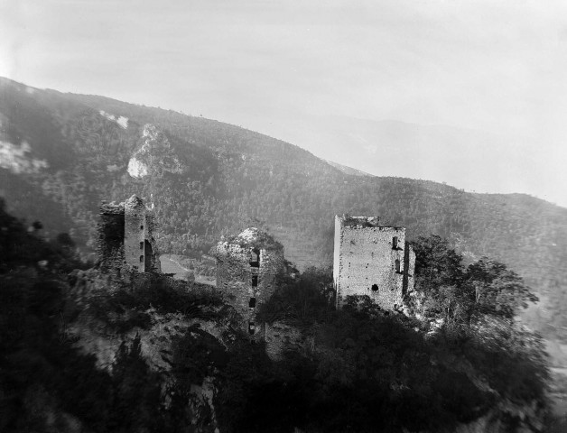 Rochechinard.- Les ruines du château.