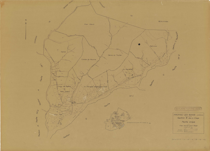 B, Le Village. 1948.