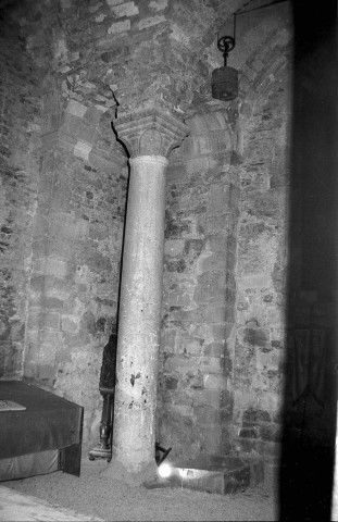 Dieulefit. - Réunion de chantier à la chapelle Saint-Pierre.