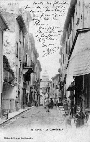 L'actuelle rue des Déportés.