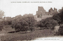 Les vestiges du château.