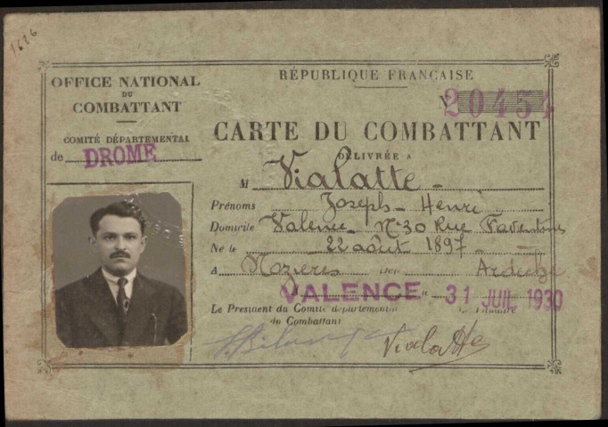 Vialatte, Joseph Henri