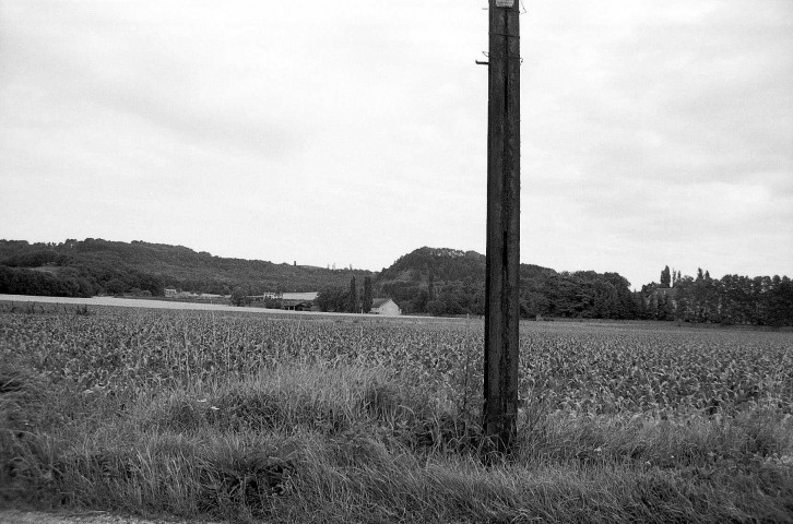 Triors.- Les abords sud du château.