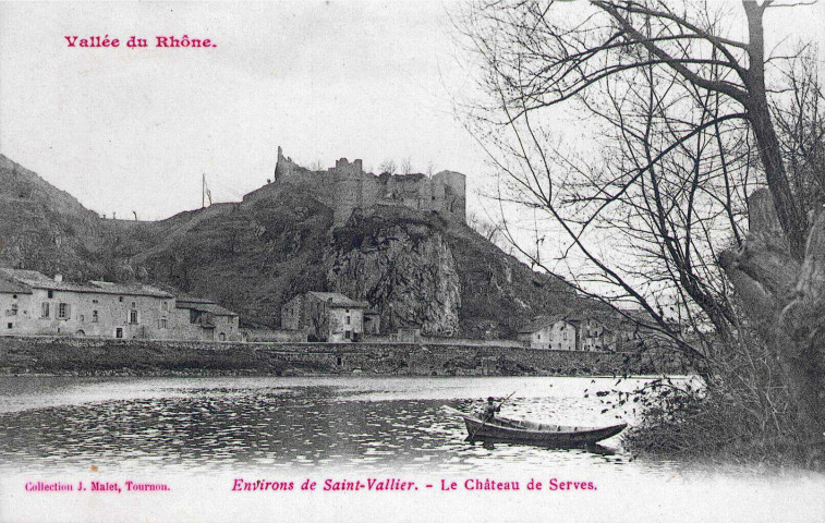 Les vestiges du château.