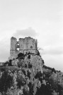 Soyans.- Vue générale du château.