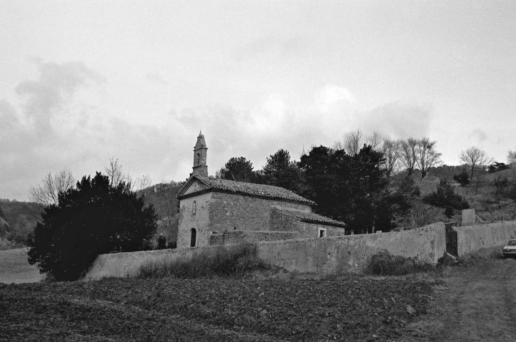 Félines-sur-Rimandoule.- Vue générale de la chapelle Saint-Antoine.
