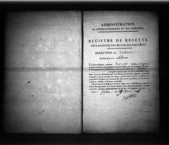 3 mai 1816 - 15 janvier 1821