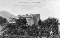 La Coucourde.- L'ancien château des comtes de Valentinois.