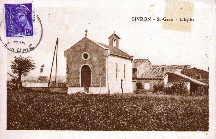 La chapelle du hameau Saint-Genys.