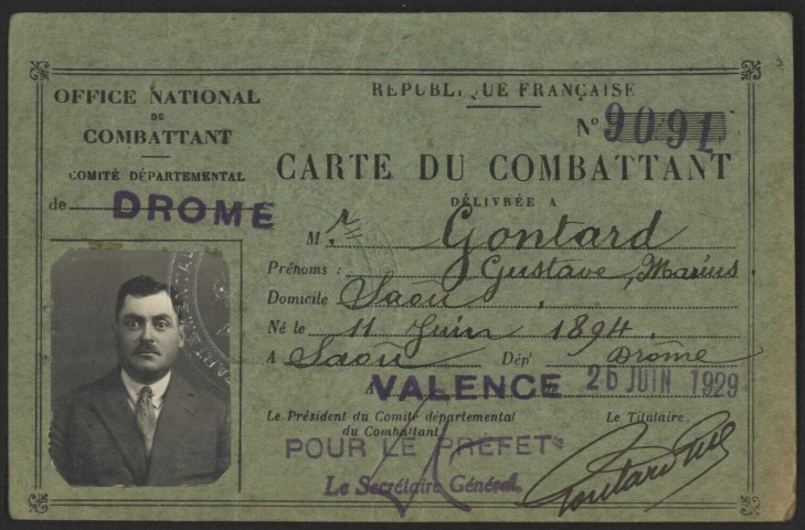 Gontard, Gustave Marius