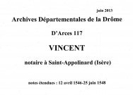 Notes étendues (12 avril 1546-25 juin 1548).