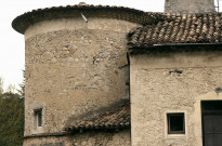 Montclar-sur-Gervanne.- Le château de la Vachères.