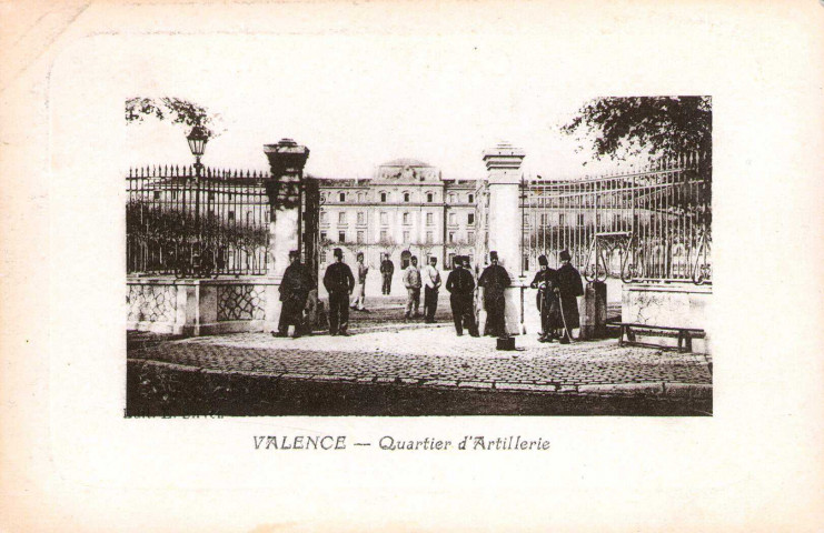 La caserne Chareton (démolie dans les années 1950).