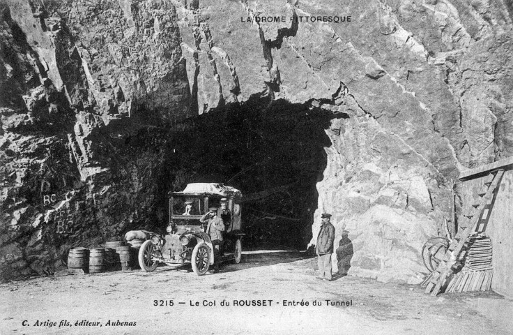 Le tunnel du col du Rousset.