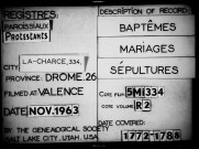 Religion protestante. - Baptêmes, mariages, sépultures (1745, 1772-1788).