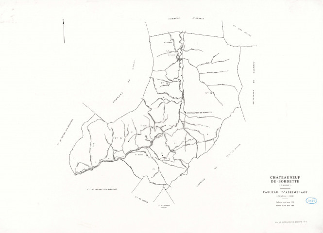 Tableau d'assemblage. 1988.