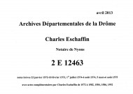 Notes brèves (15 janvier-29 octobre 1562).