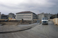 Valence.- Construction du parking Belle Image.