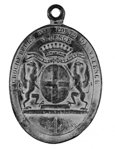 Valence.- Médaille des crocheteurs des ports de Valence.