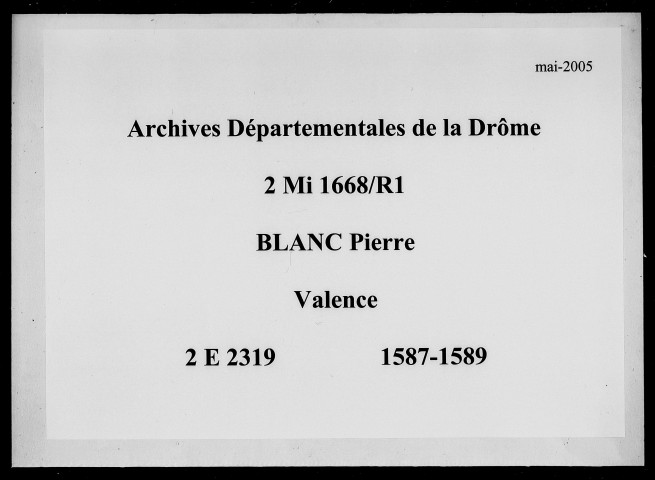 30 juillet 1587-1589