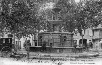 La fontaine de l'actuelle place de la Libération.