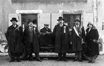 Malissard.- Groupe de personnes à la fête des Bouviers.