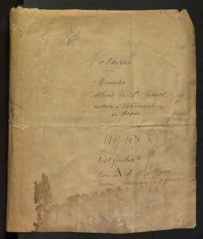 Notes étendues (1467-1470).