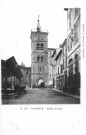 Le clocher roman de l'église Saint-Jean.