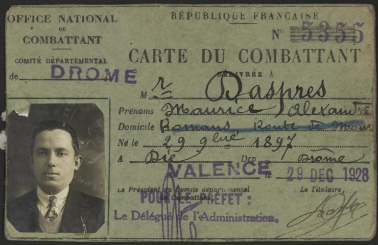 Daspres, Alexandre Maurice