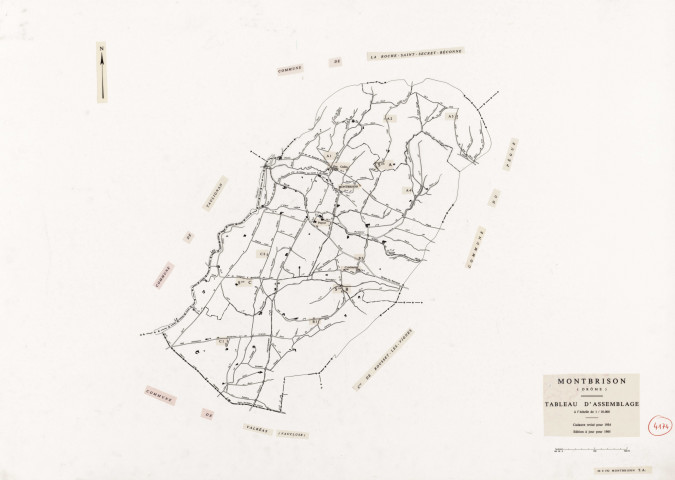 Tableau d'assemblage. 1985.