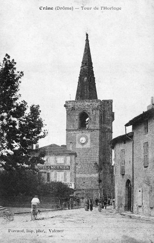 Grâne.- Le clocher.