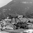 Vue aérienne du village.