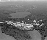 Vue aérienne de l'abbaye d'Aiguebelle.