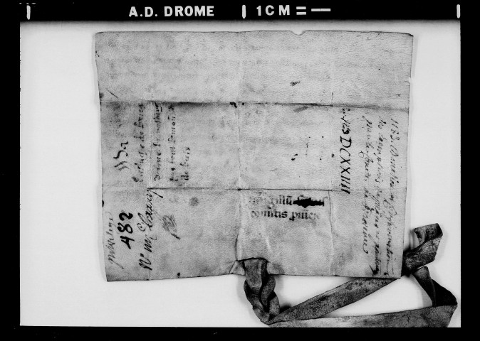 Confirmation d'exemption de péage par Sanche d'Aragon, comte de Provence.