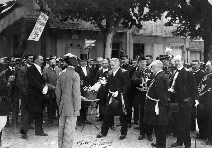 Montélimar.- Remise de prix d'un concours de fanfare.